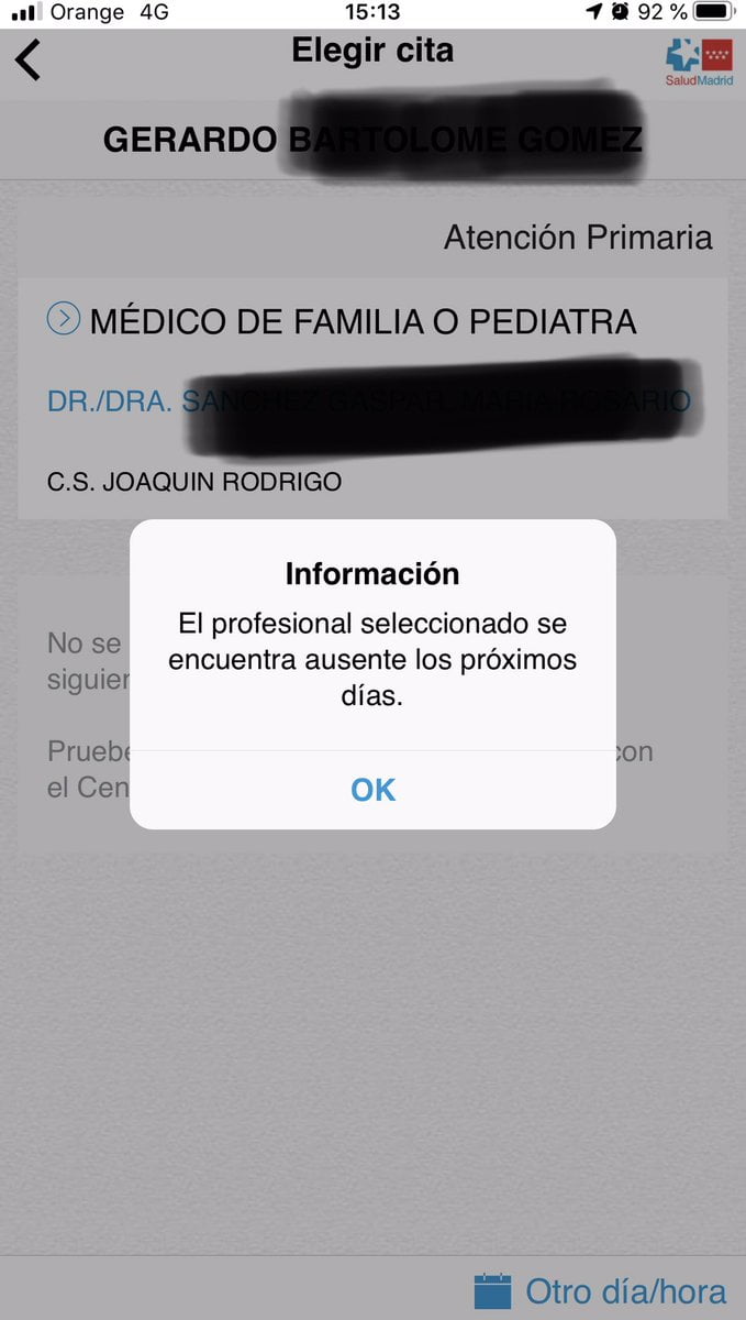 Cita Previa Medico Madrid