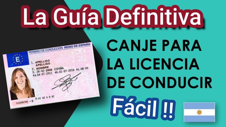 Cómo convalidar mi carnet de conducir argentino en España
