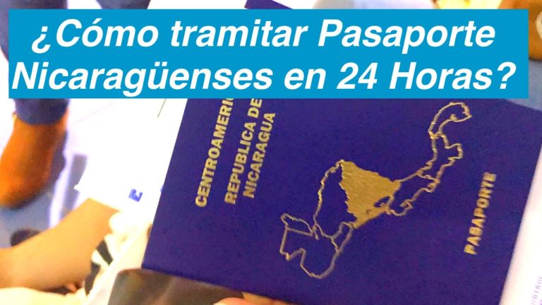¿Cuánto cuesta la renovación de un pasaporte nicaragüense?