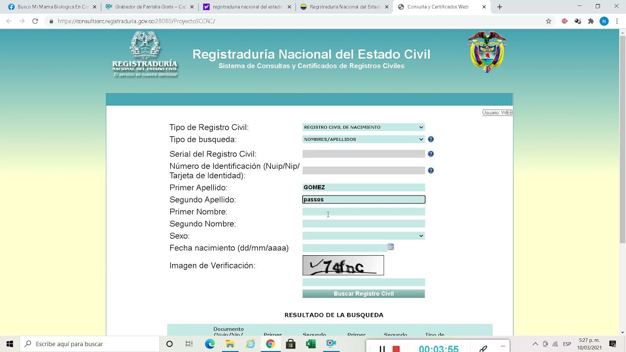 ¿Cómo descargar Registro Civil de nacimiento por internet Colombia?