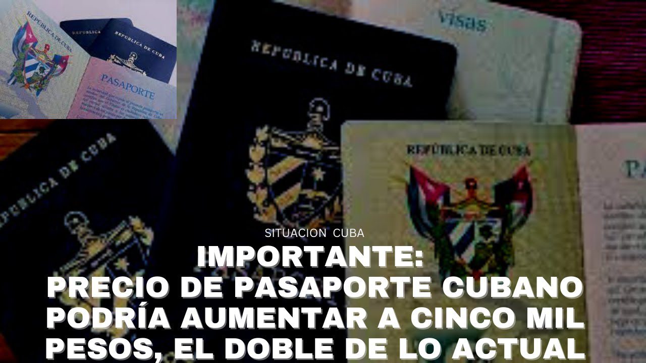 ¿Cuánto cuesta la renovacion del pasaporte cubano?